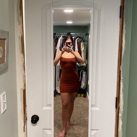 Aritzia Wilfred Free Tiny Dress - Size Small (Copper color) - Picture 4 of 6